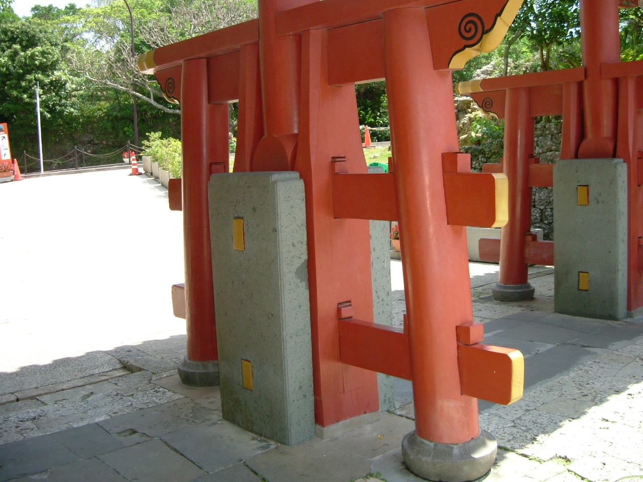 守礼門の柱